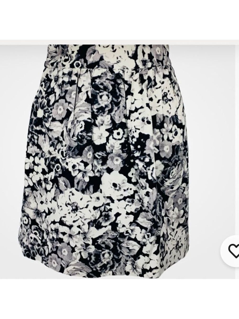GAP Black and White Bubble Mini Skirt Night Out
